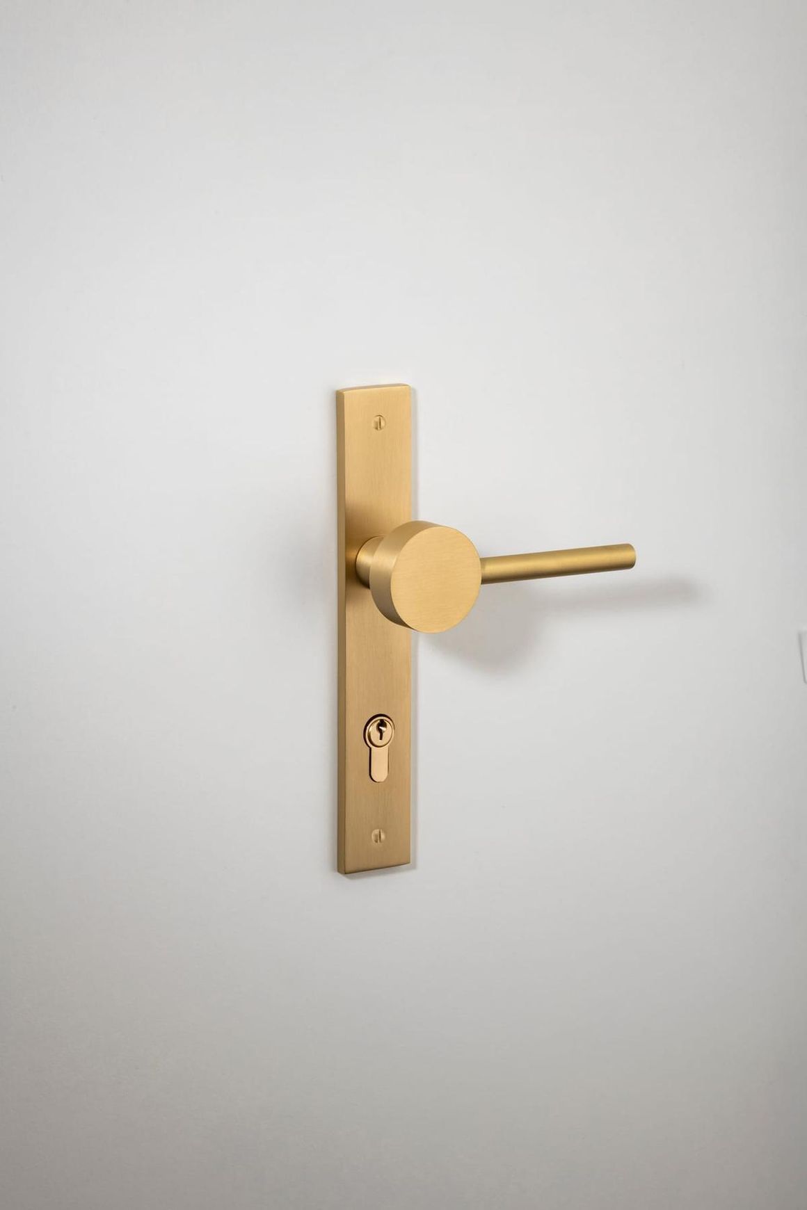 Geppetto Door Lever - Rectangular Backplate