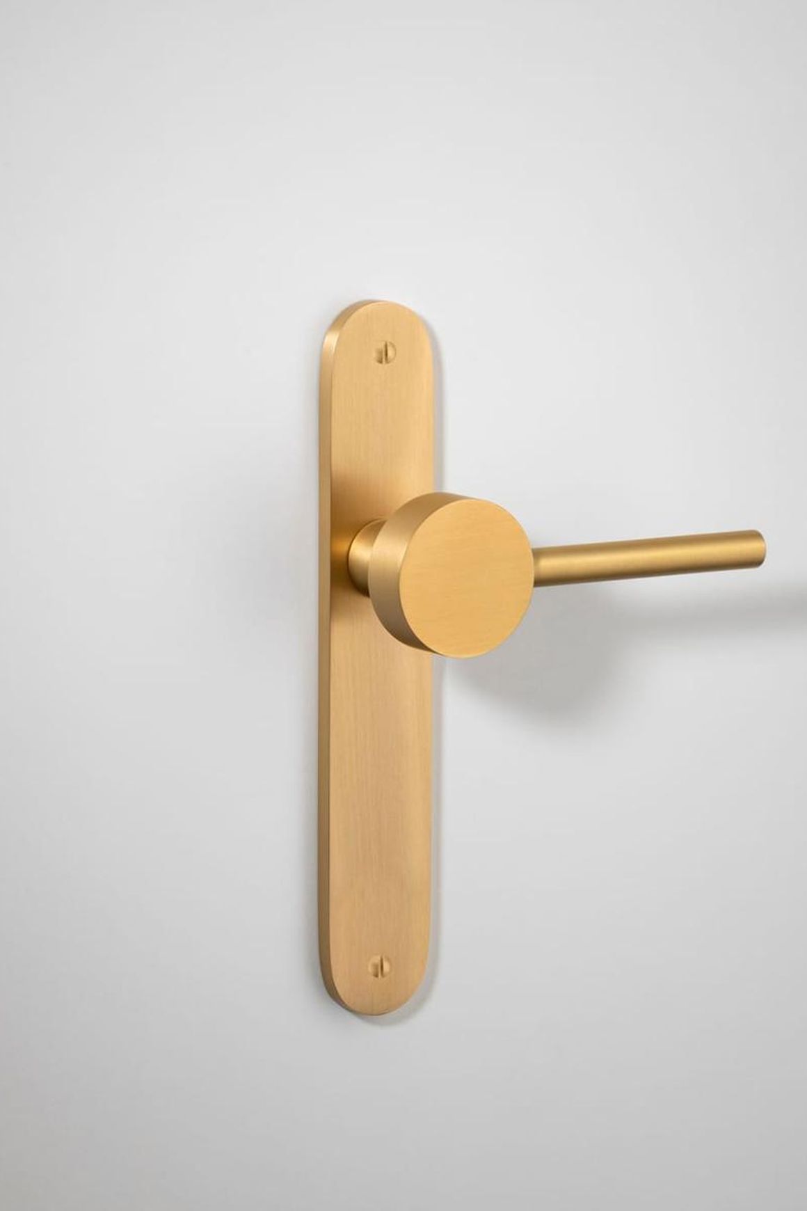 Geppetto Door Lever - Oval Backplate