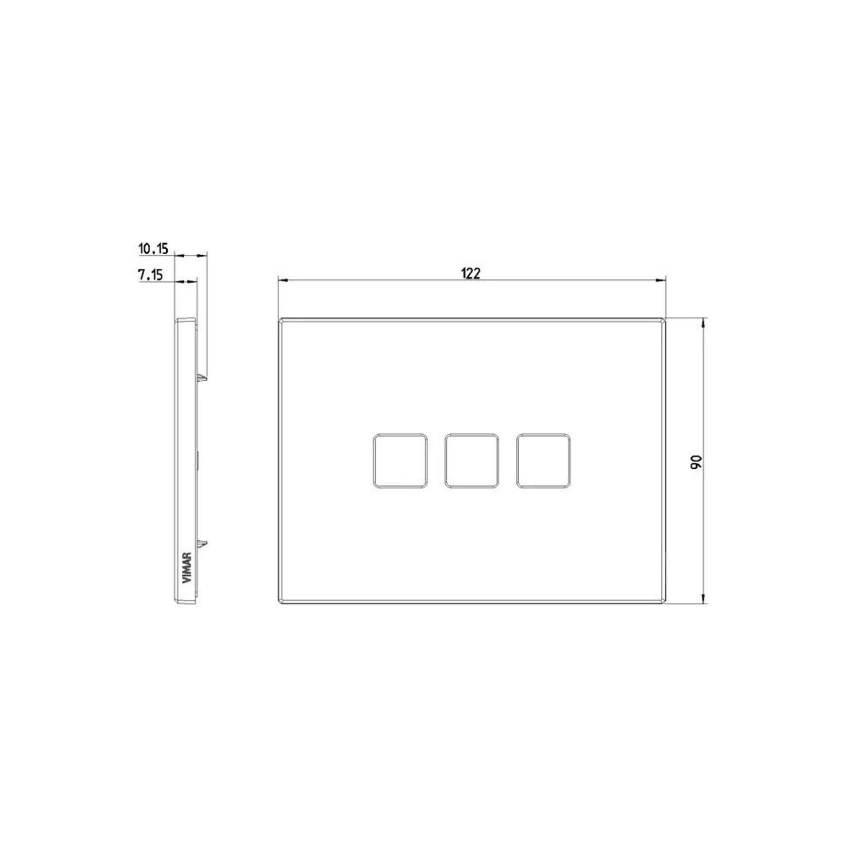 Vimar Eikon Flat Light Switches
