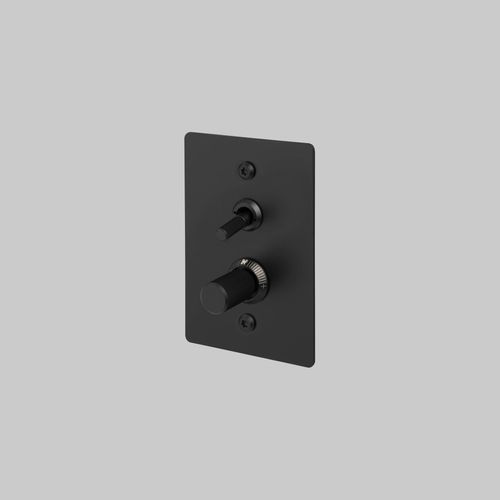 2G Toggle + Dimmer | Vertical | Linear