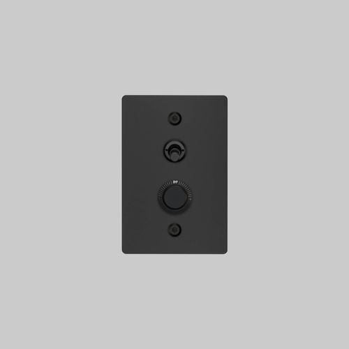 2G Toggle + Dimmer | Vertical | Linear