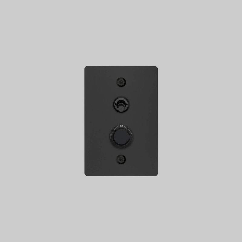 2G Toggle + Dimmer | Vertical | Linear