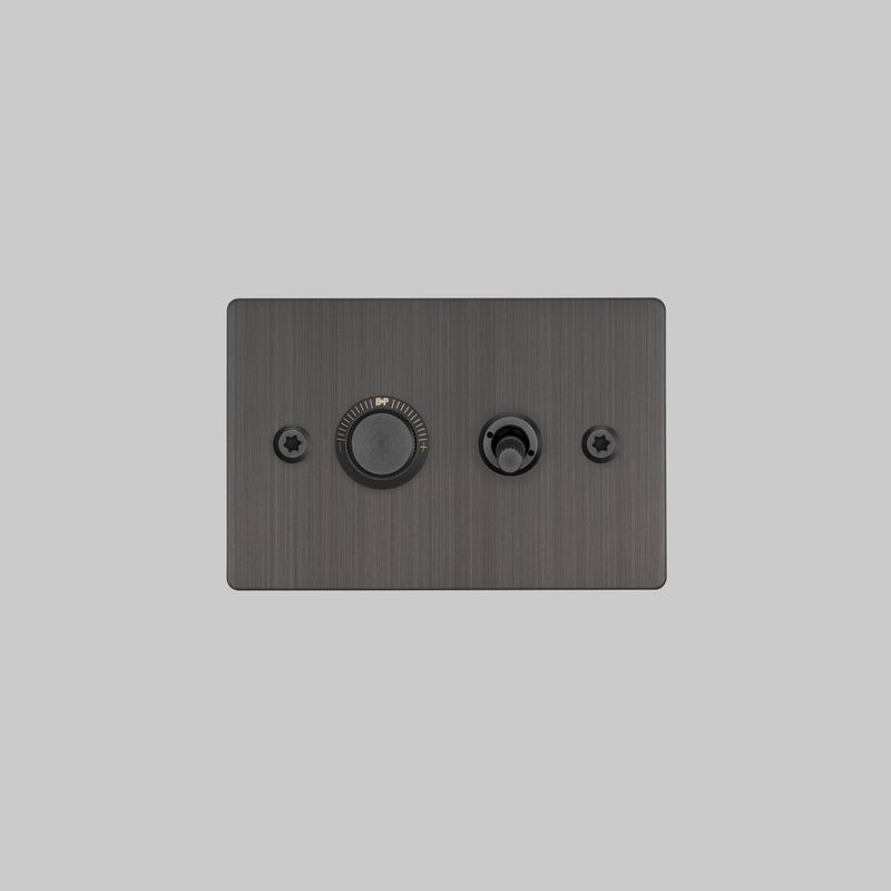 2G Toggle + Dimmer | Horizontal | Linear
