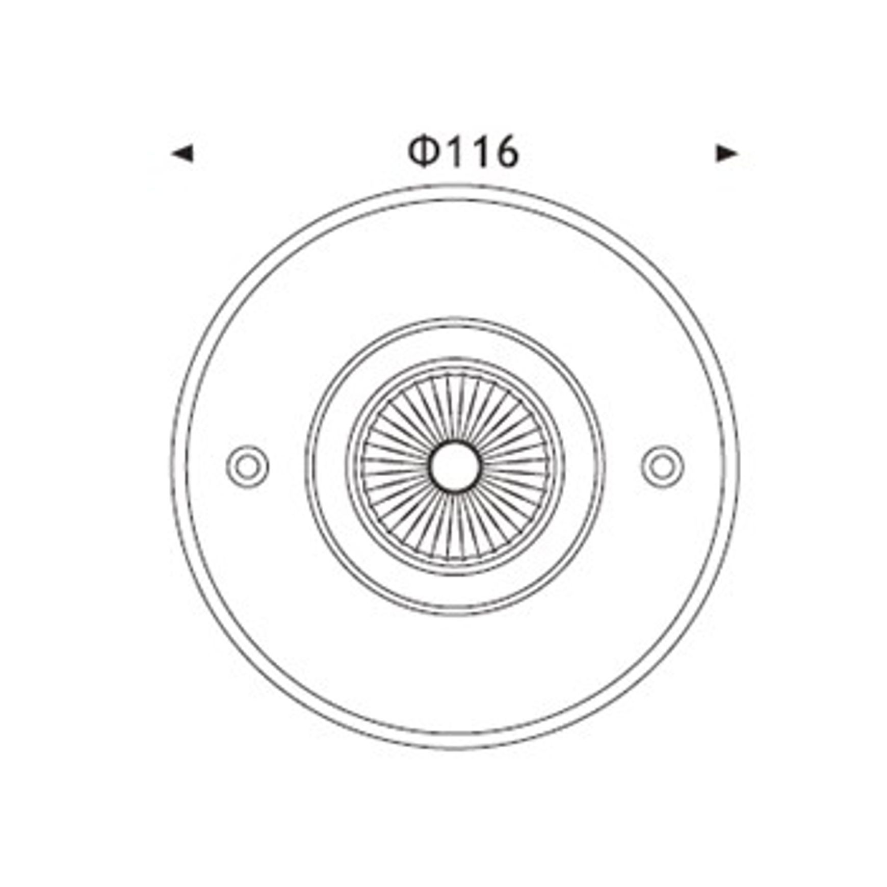 Circular Recessed In Ground