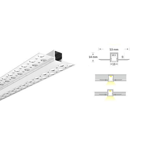 TL005 Streamlined Trimless Extrusion - Reveal Bead LED