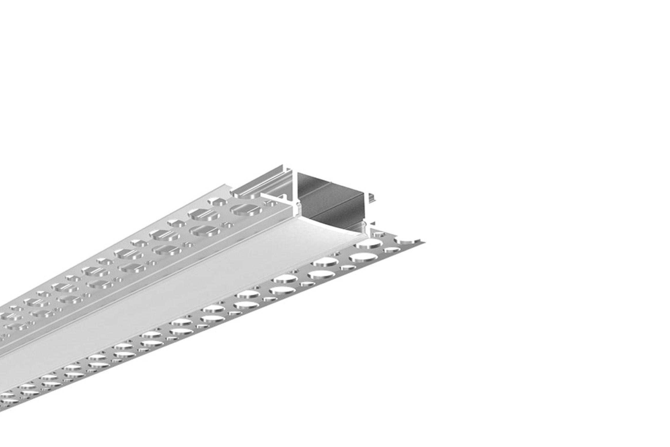 TL009 Low Profile Plaster In LED Extrusion Trimless