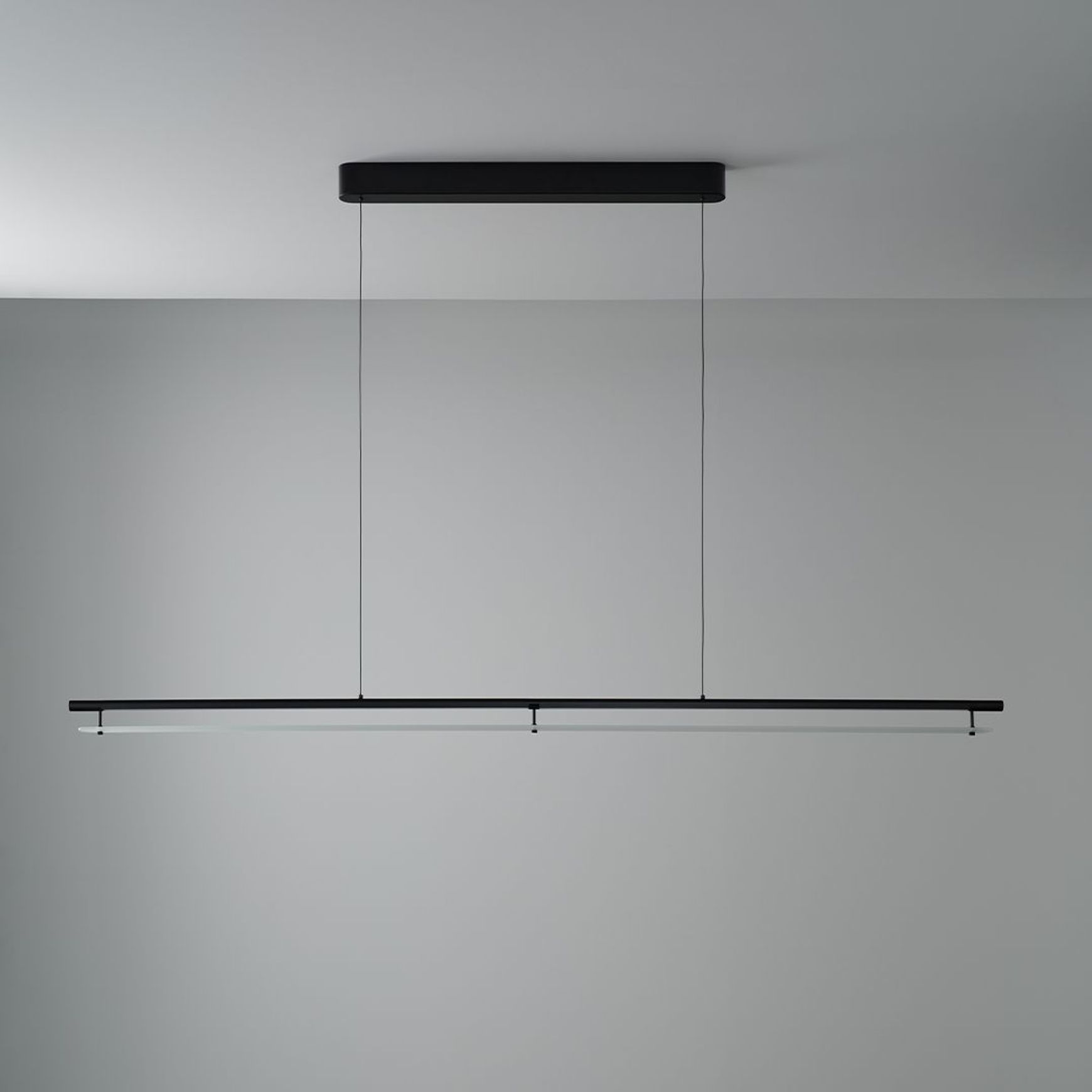 Edward LED Linear Pendant in Matte Black