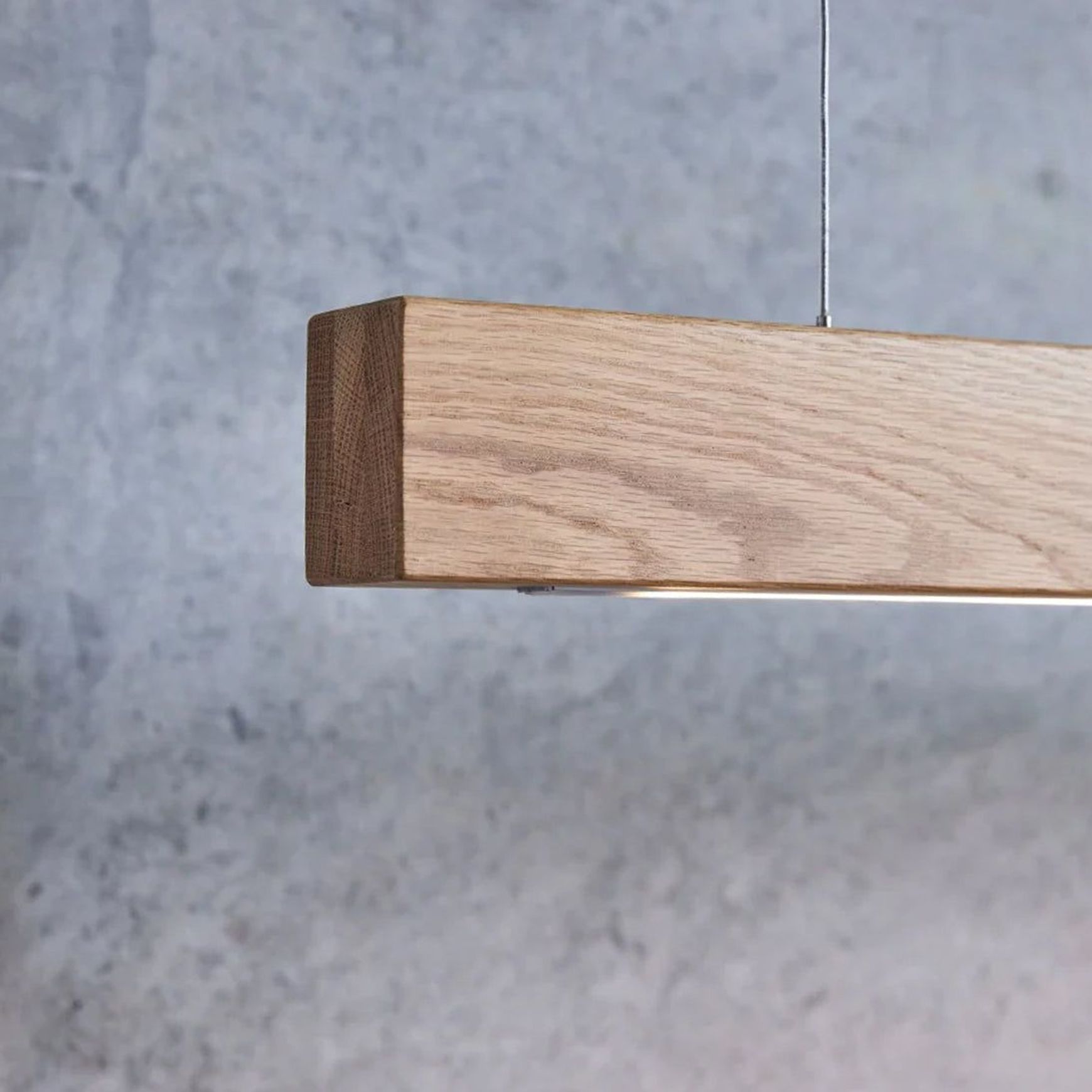 Capsühl Linear LED Pendant Oak