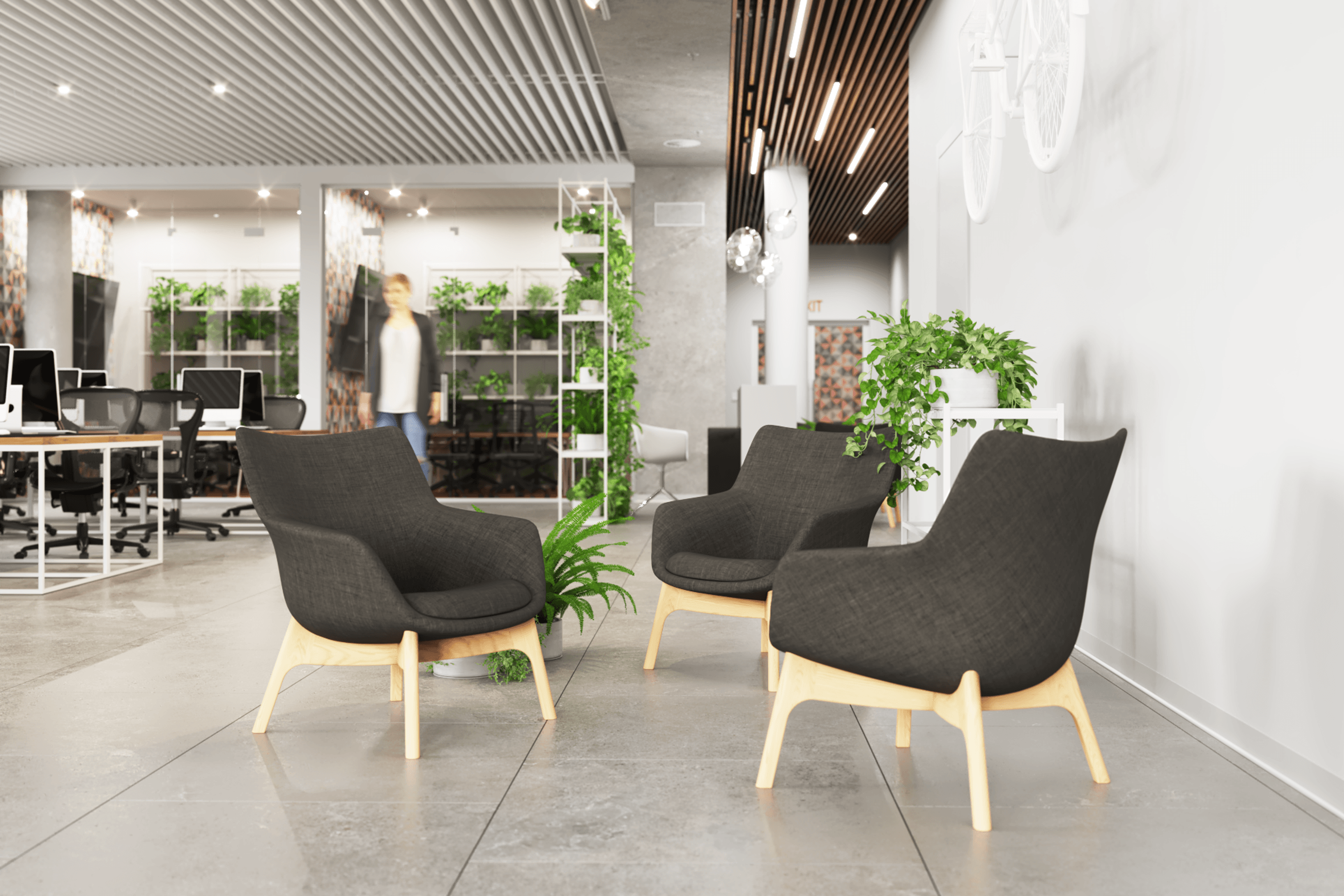 Flow Armchair - Dark Grey