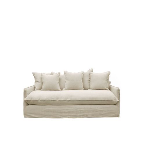 Lotus Slipcover 2 Seater Sofa - Oatmeal