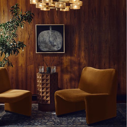 Soho Home | Lovett Chair | Velvet Mustard