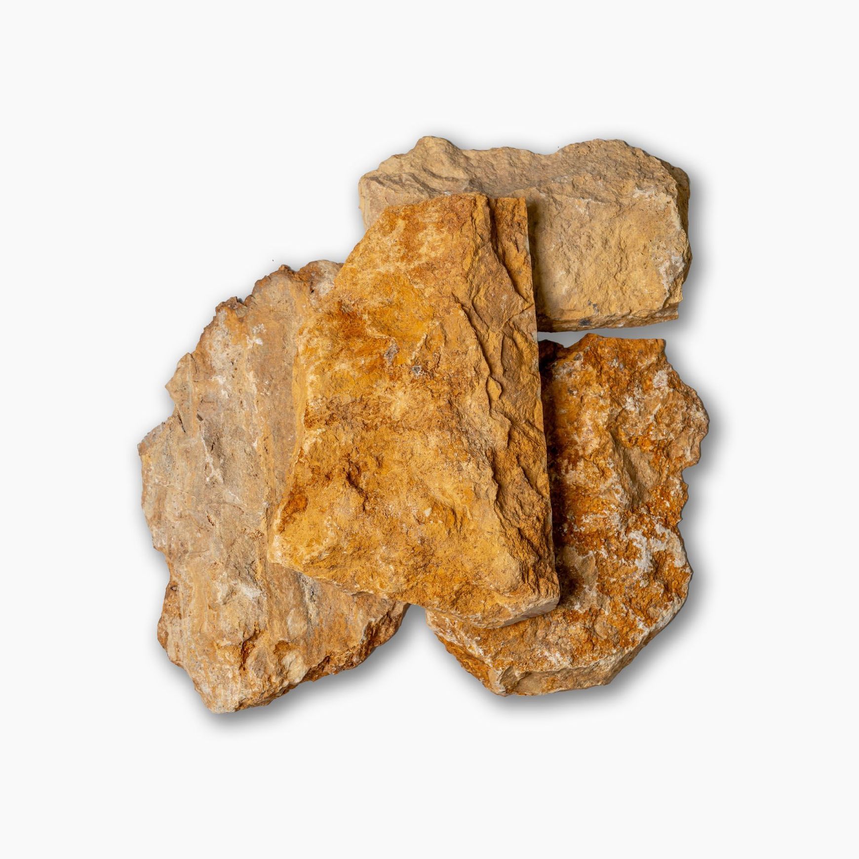 Giallo Travertine Rockface Random | Cladding - Loose
