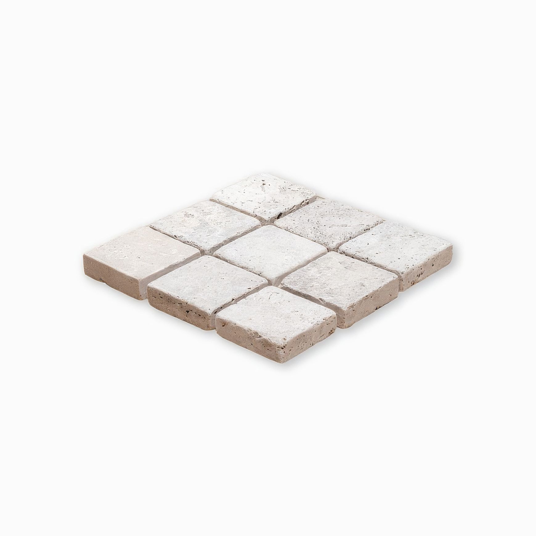 Platinum Travertine Tumbled | Cobblestones