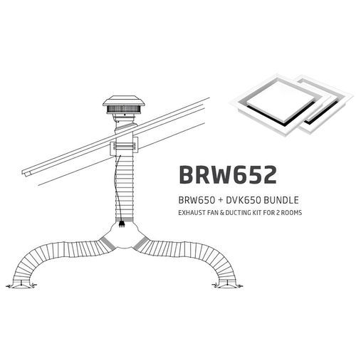 Silent Exhaust Fan - BRW652