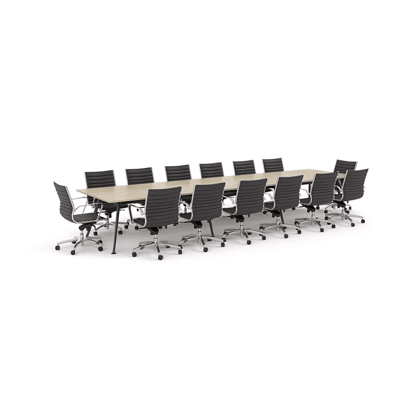 Euro Boardroom Table 4800 with Metro Midback Chair