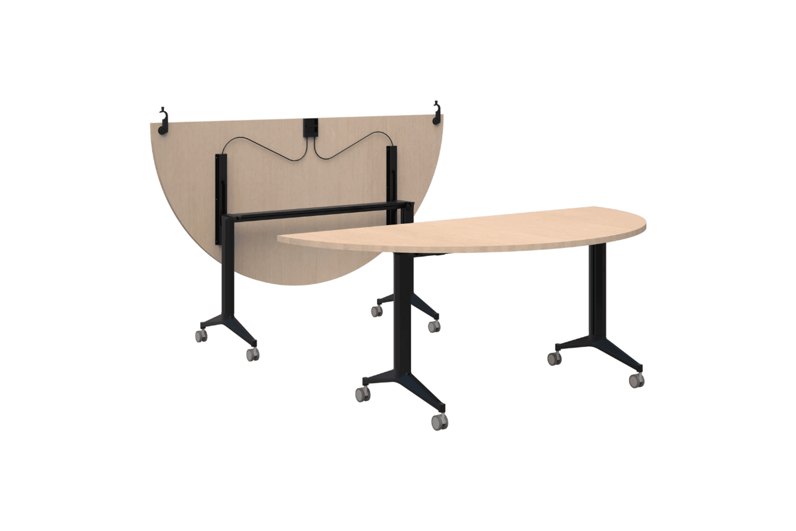 Boost Semi-Circular Flip Table