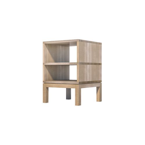 Huey Double Timber Bedside Table