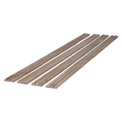 WOODFLEX Outdoor & Indoor Solid Hard Wood Slat Wall & Ceiling Cladding - Oak - 2700mm x 560mm