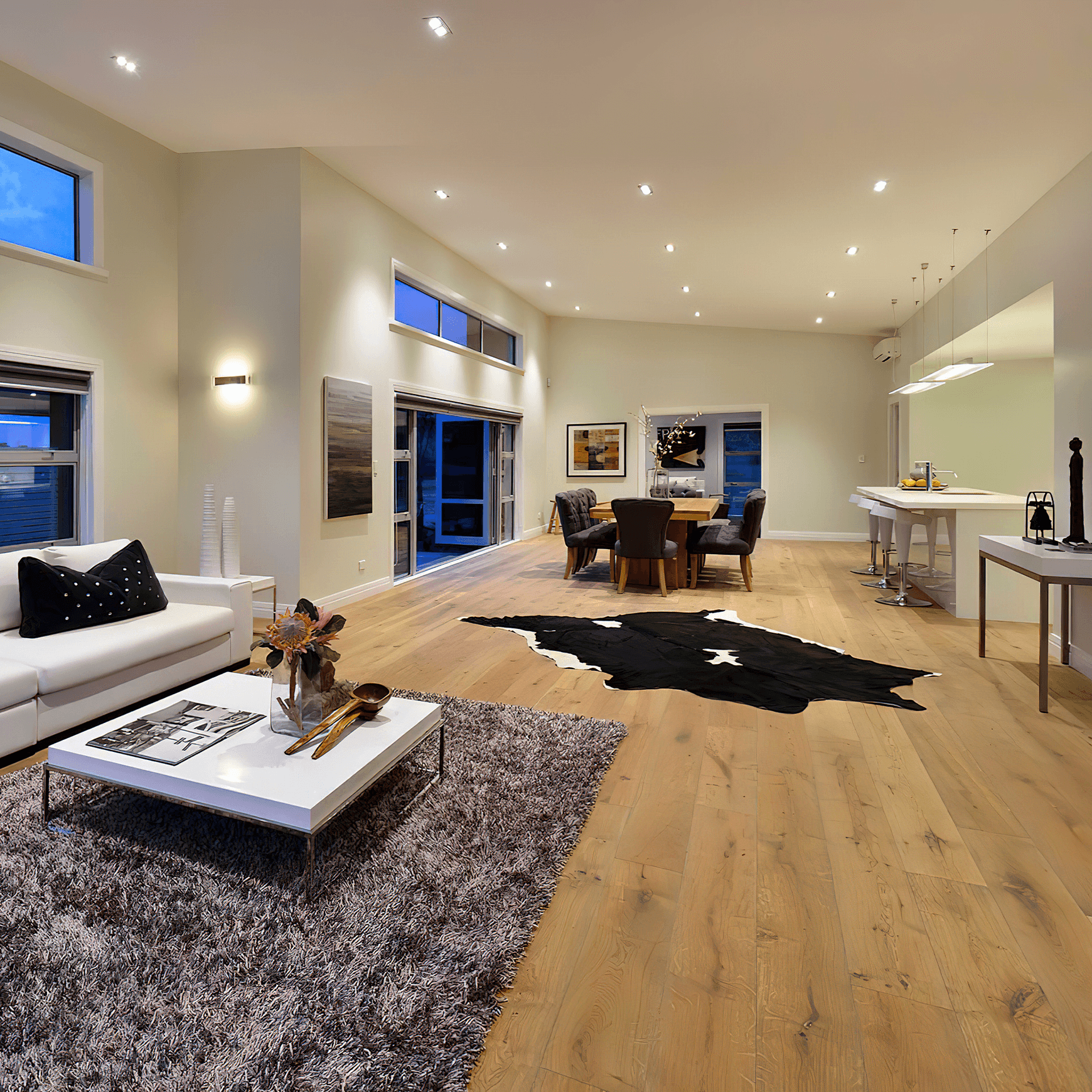 Steel Grey Oiled Wood Flooring