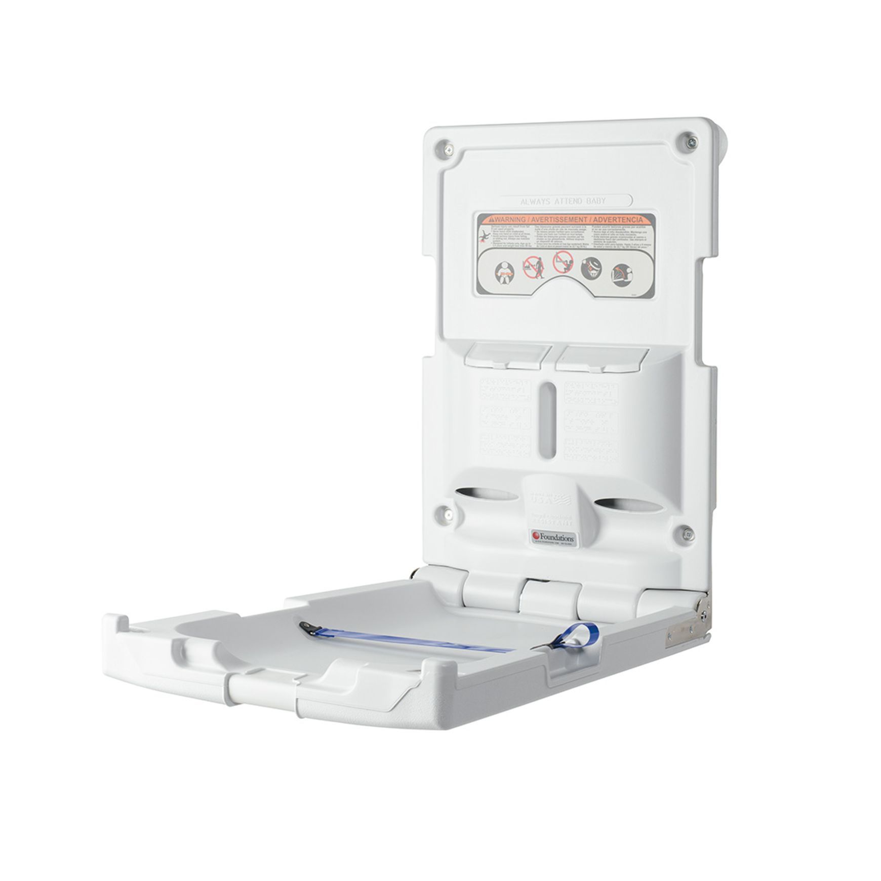 MacDonald Polyethylene Vertical Baby Change Table