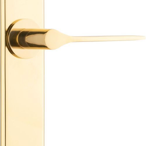 Como Lever - Chamfered Backplate