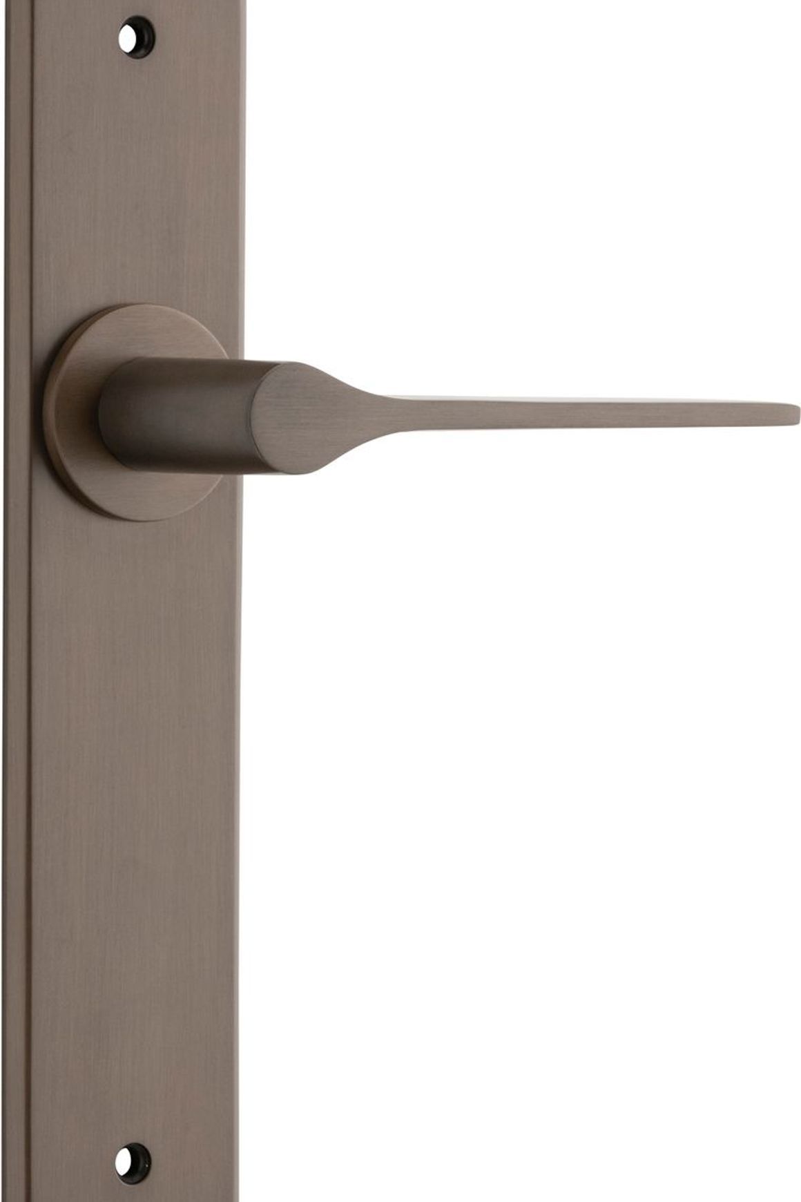 Como Lever - Chamfered Backplate