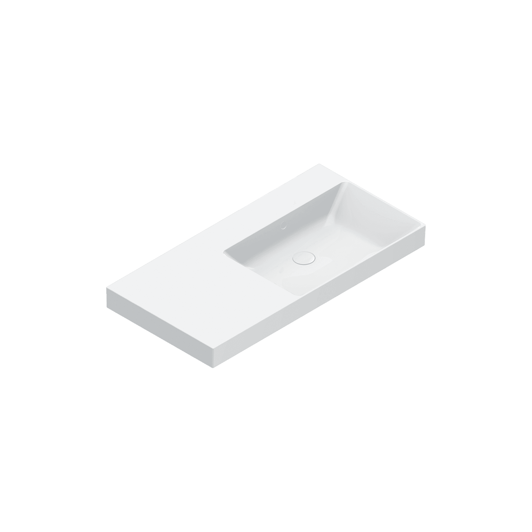 Zero 100 Right Basin No Taphole Gloss White