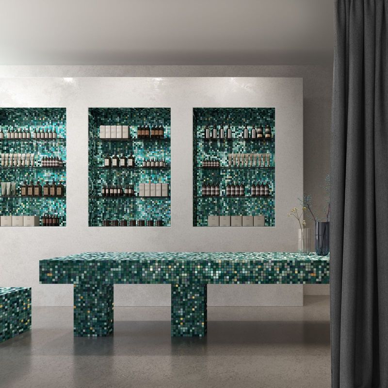 Tomahawk | Gold Mosaics Collection by Ezarri