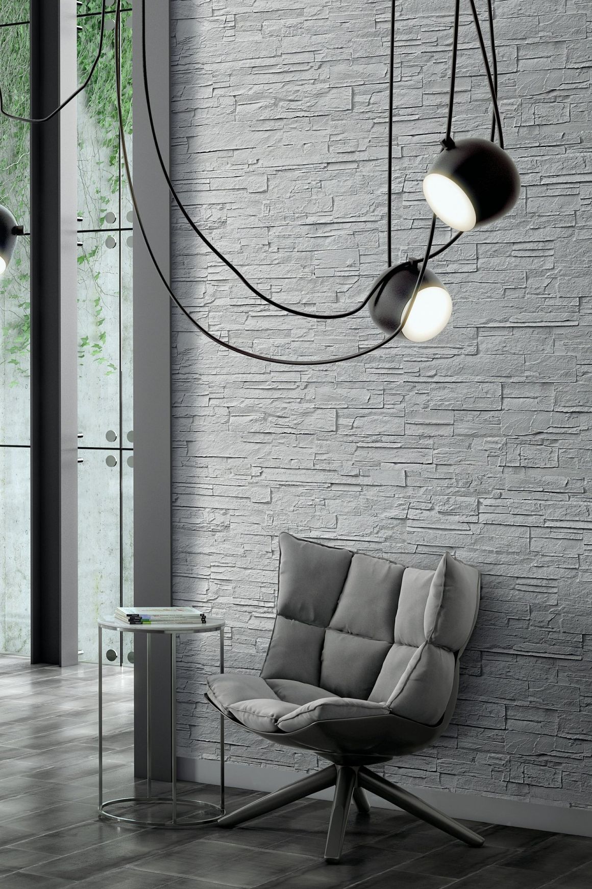 Strata Stone Wall Panels by Muros | White Stone Veneer