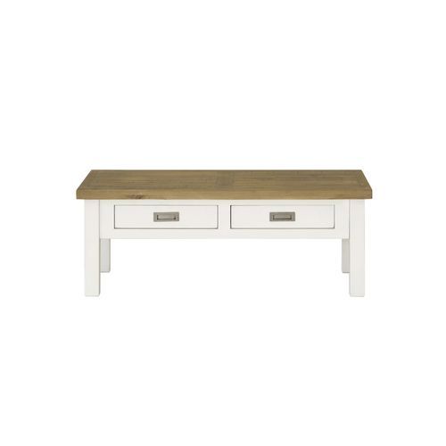 Leura Belle Coffee Table in Brushed White