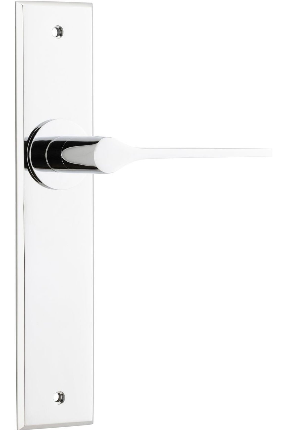 Como Lever - Chamfered Backplate