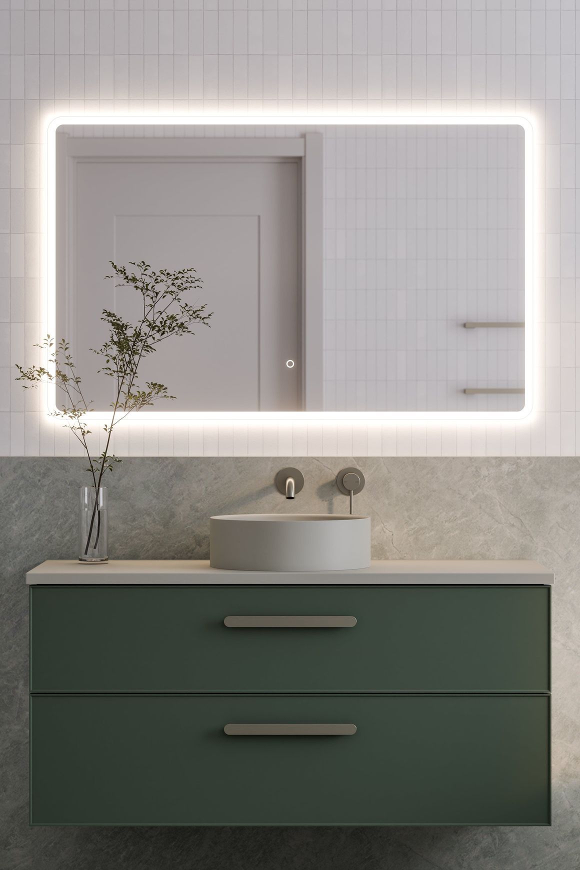 Lineare 1200 Axel Double Drawer Vanity
