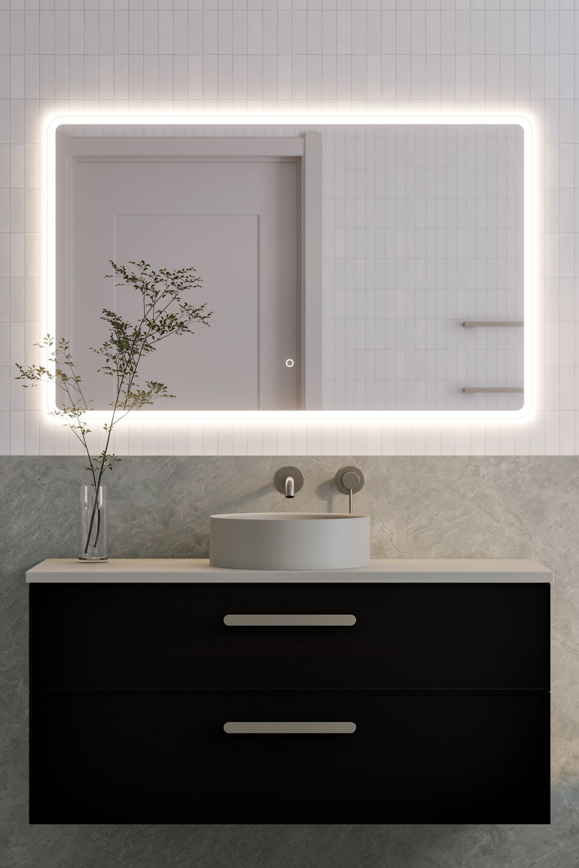 Lineare 1200 Axel Double Drawer Vanity