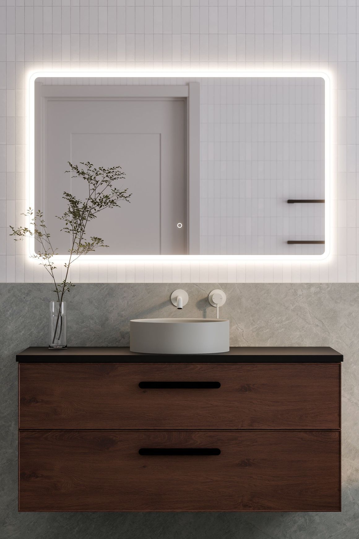 Lineare 1200 Axel Double Drawer Vanity
