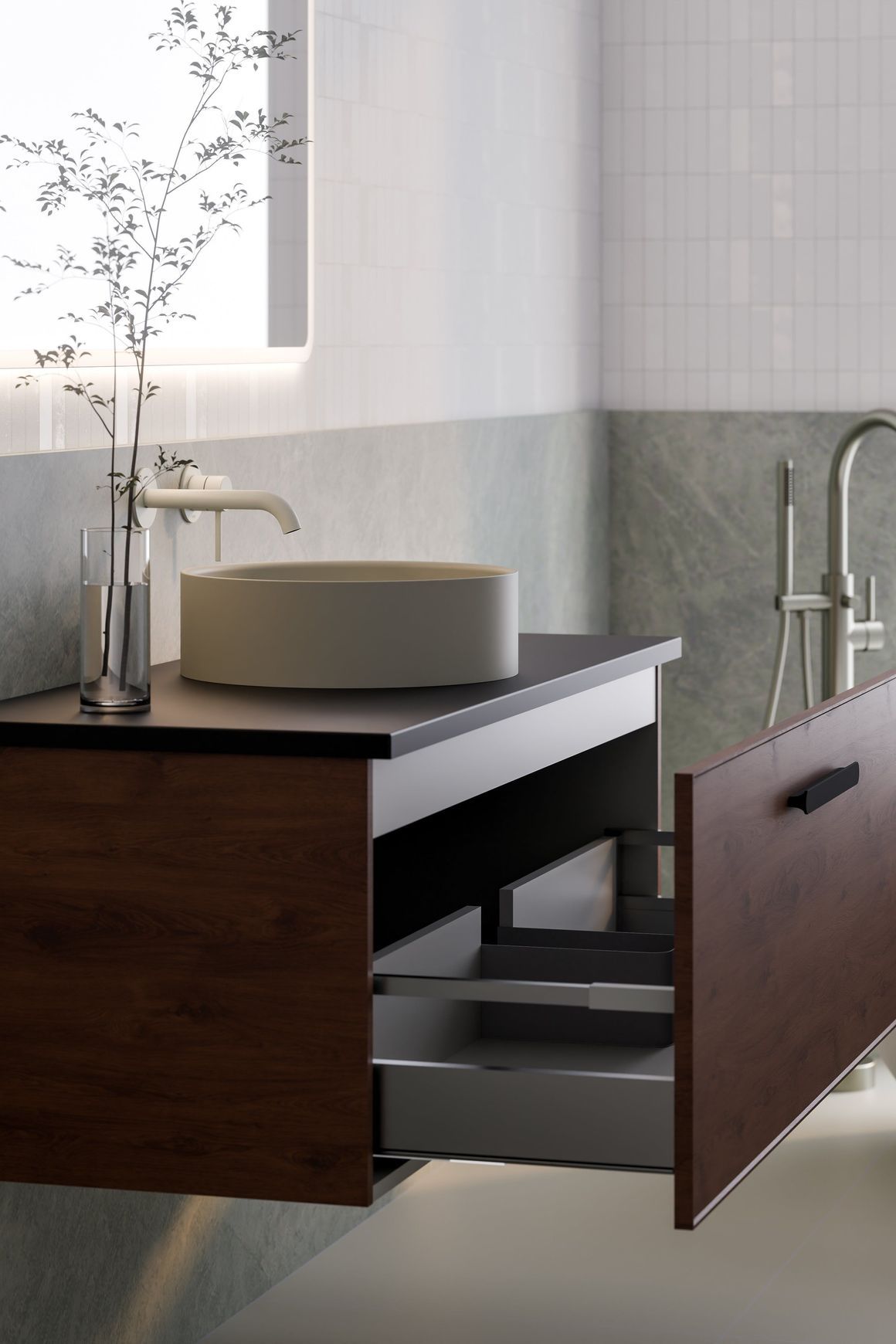Lineare 1200 Axel Single Drawer Vanity