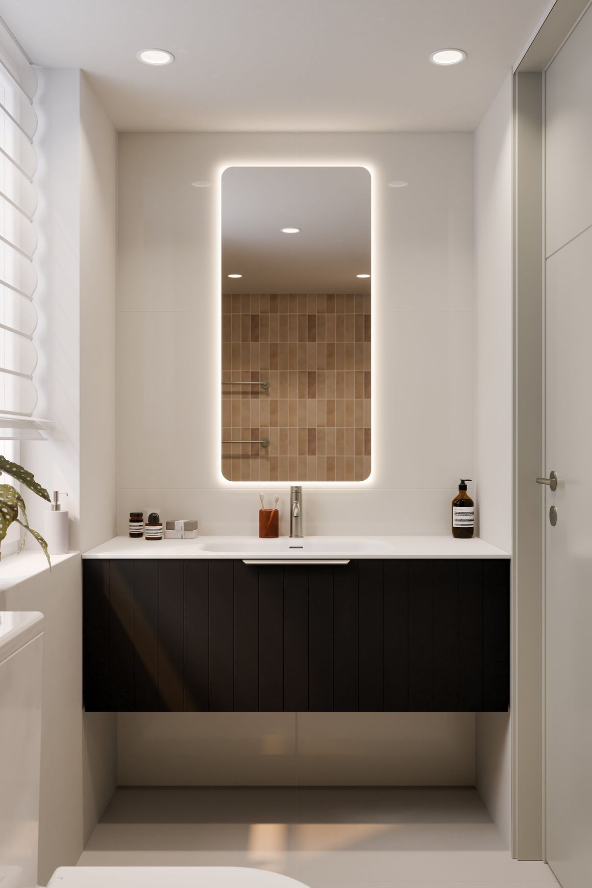 Lineare 1200 Coastal Single Drawer Vanity