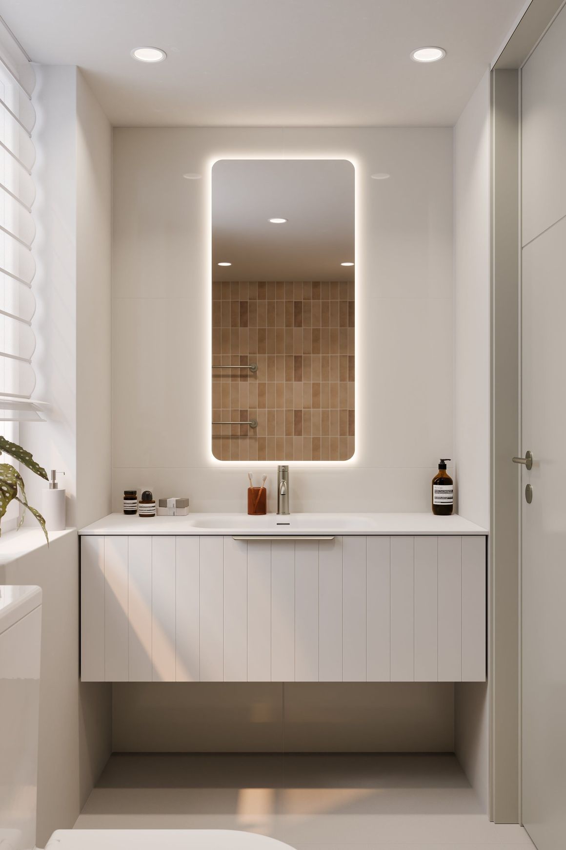 Lineare 1200 Coastal Single Drawer Vanity