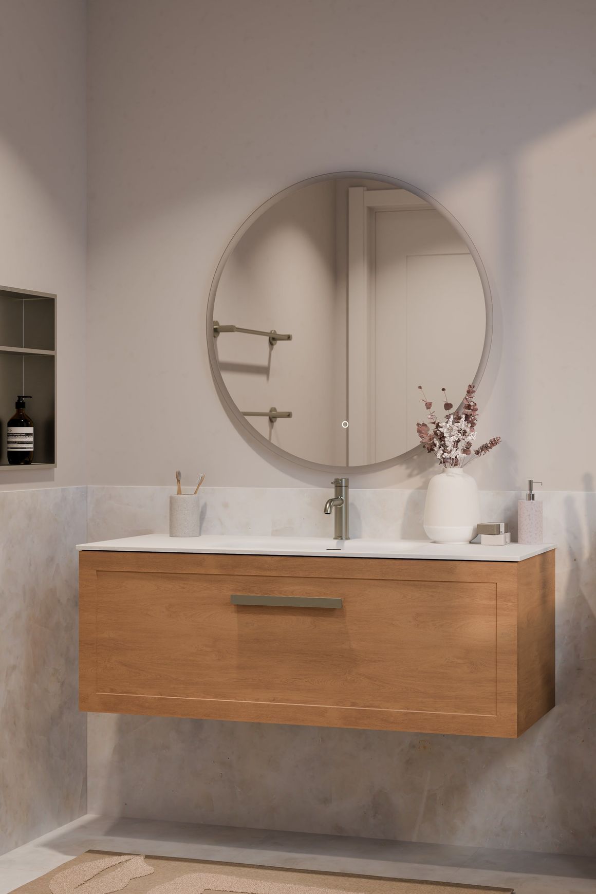 Lineare 1200 Loft Single Drawer Vanity