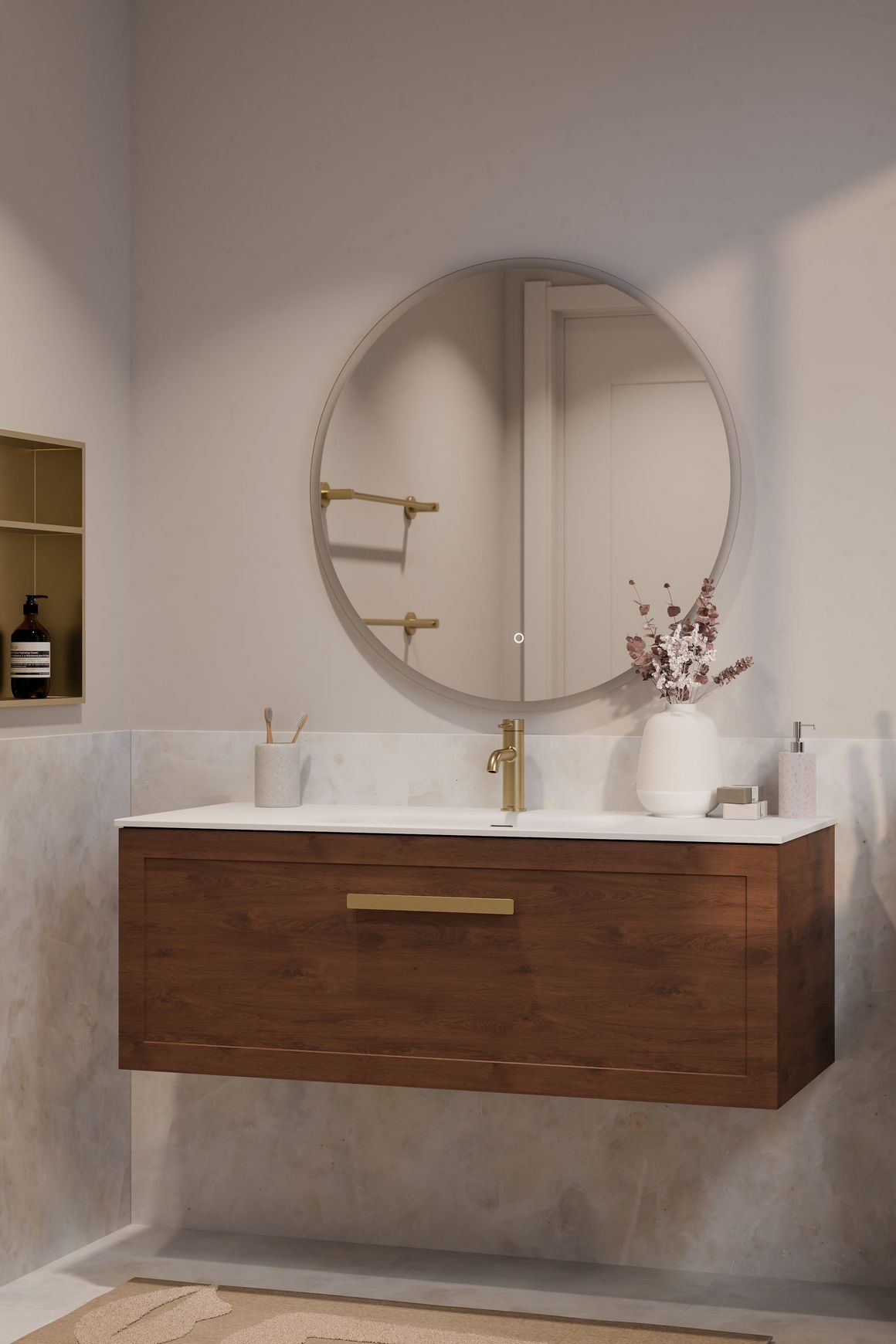 Lineare 1200 Loft Single Drawer Vanity
