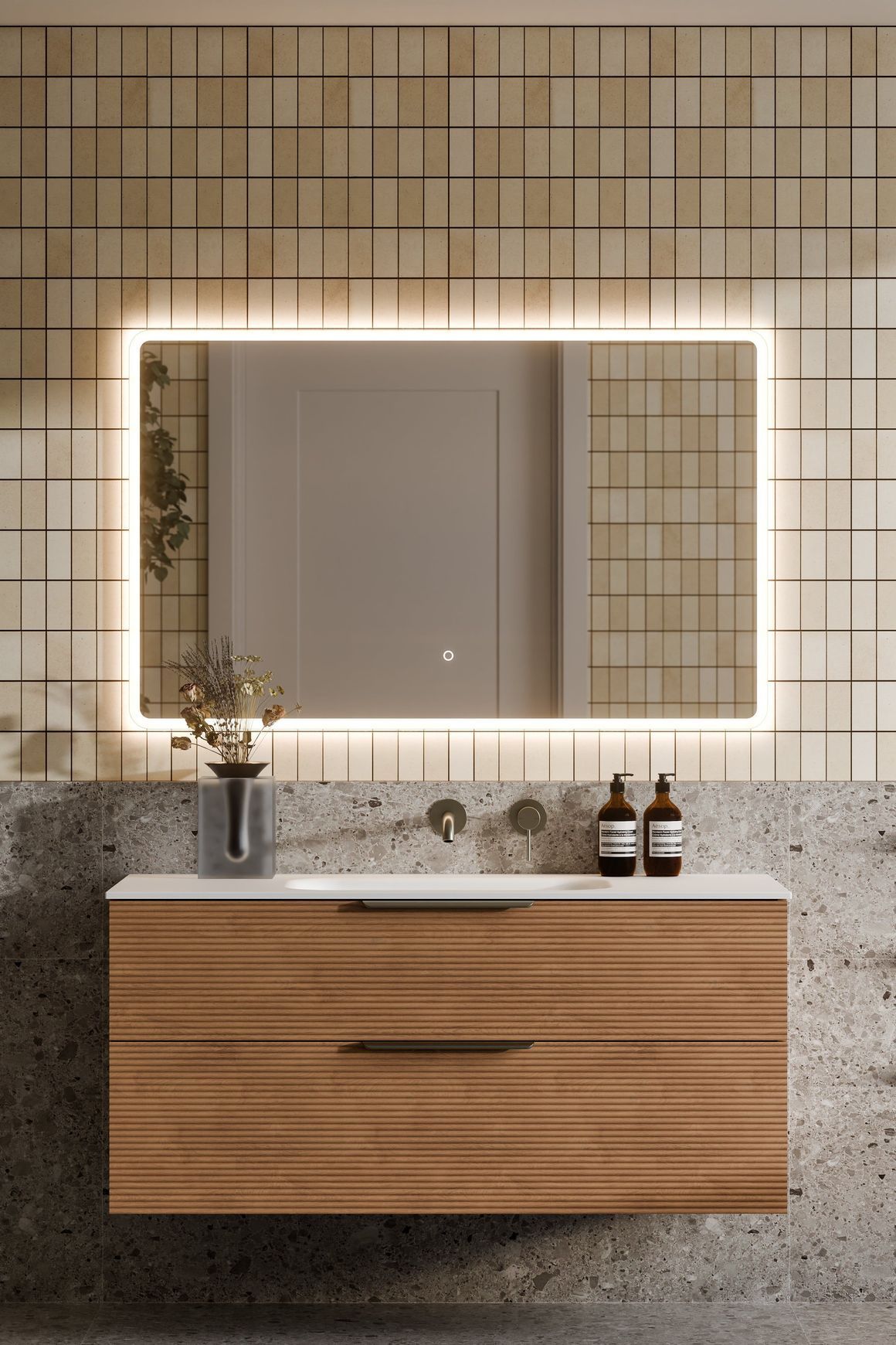 Lineare 1200 Orchard Double  Drawer Vanity