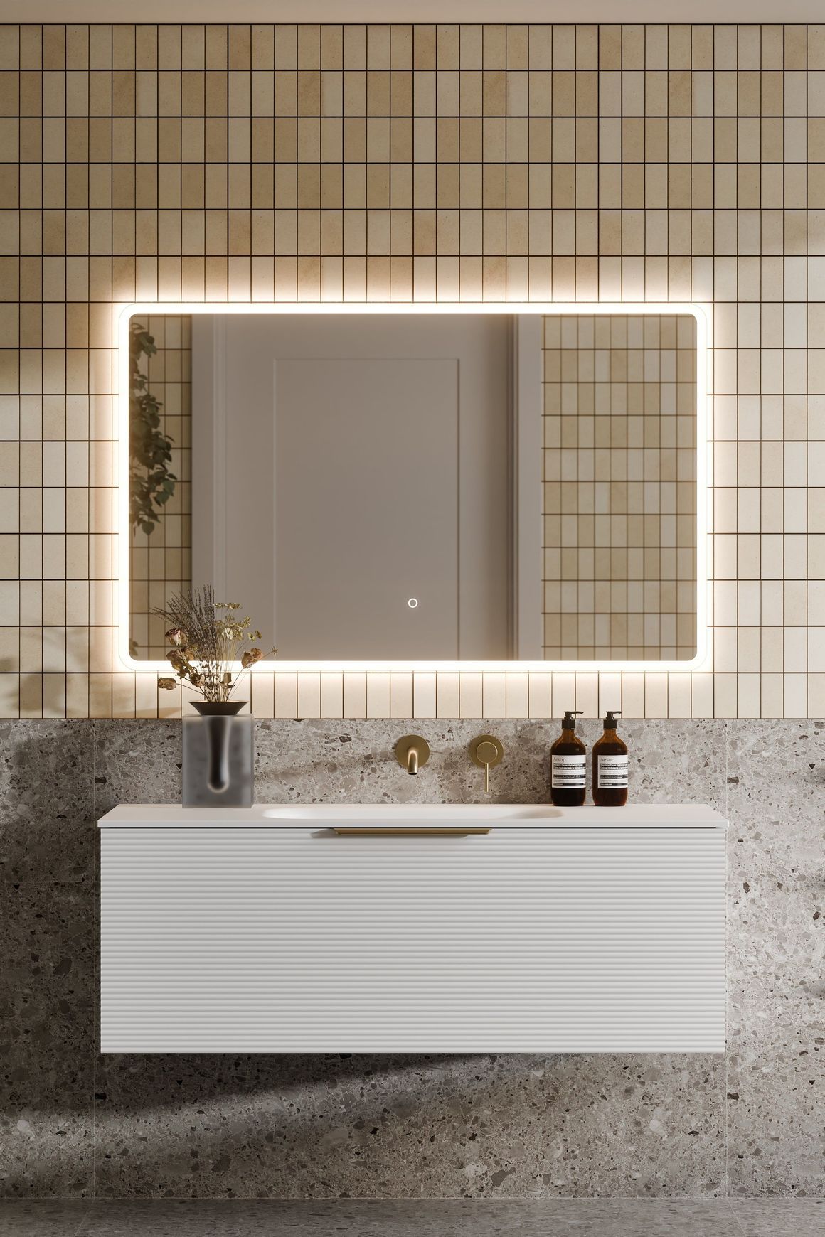 Lineare 1200 Orchard Single Drawer Vanity