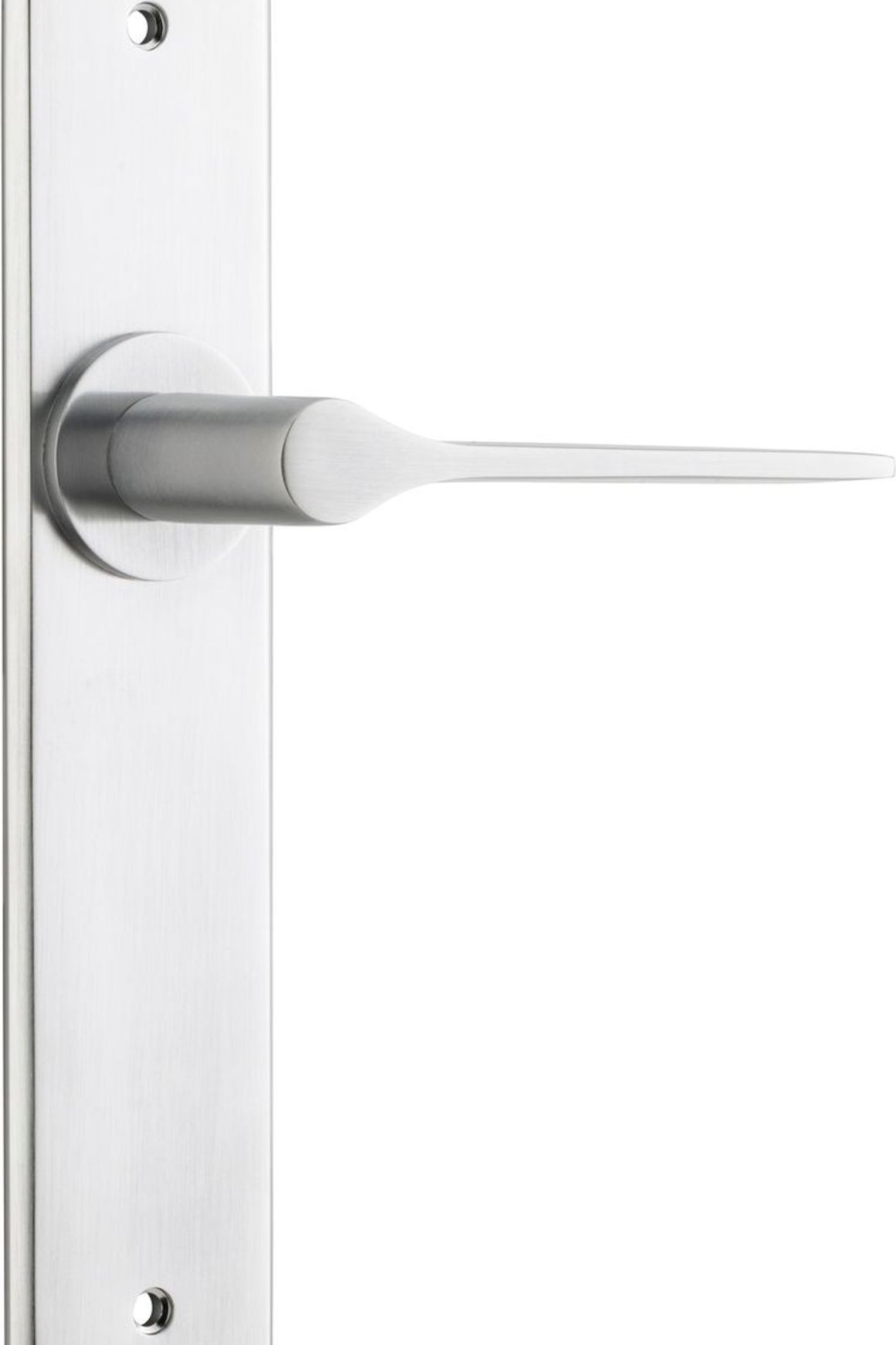 Como Lever - Chamfered Backplate