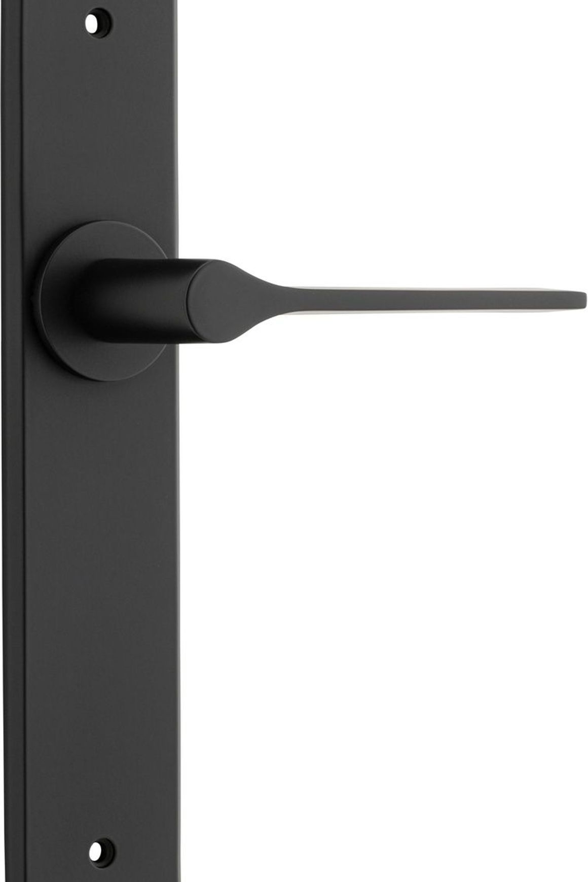 Como Lever - Chamfered Backplate
