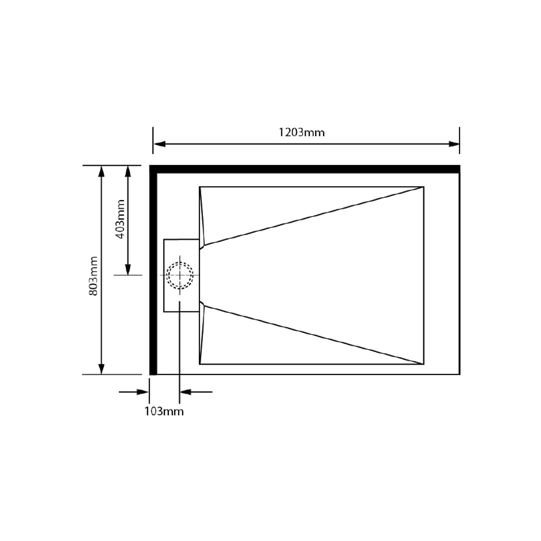 Pinnacle 2 Sided Tray 1200 x 800
