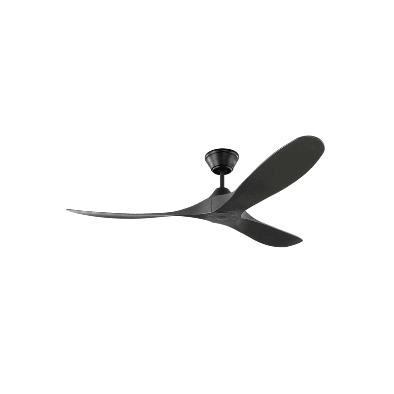Milano Ceiling Fan Zest Black With Black Blade