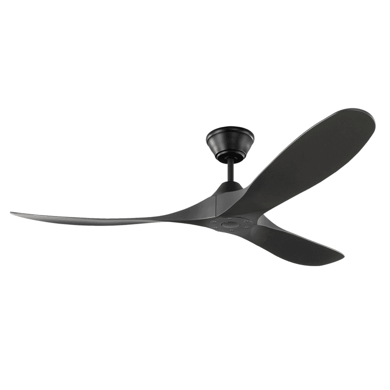 Milano Ceiling Fan Zest Black With Black Blade
