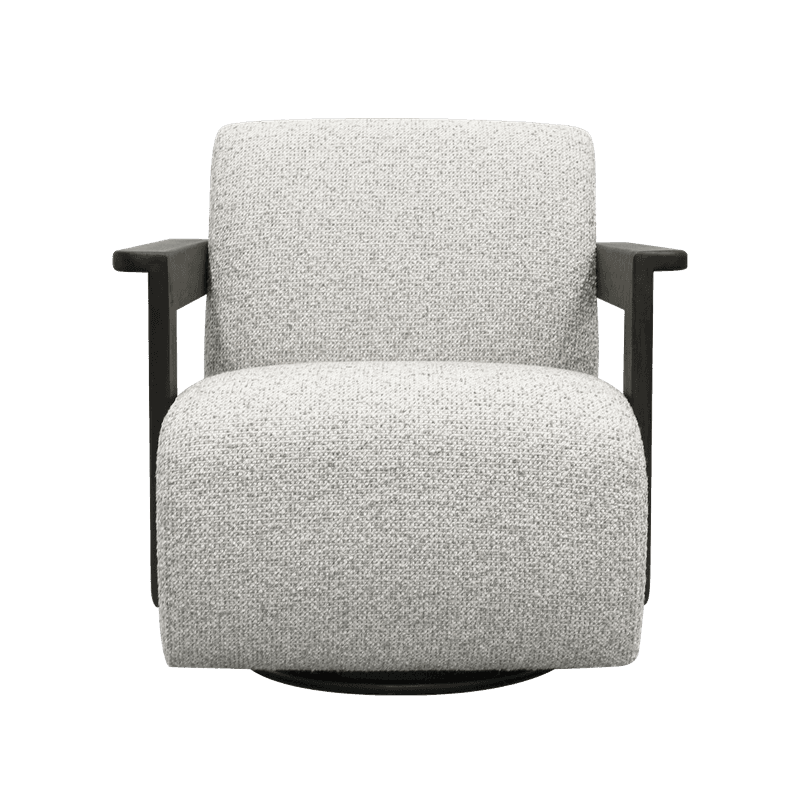 Tara Rocking Swivel Chair - Biscuit