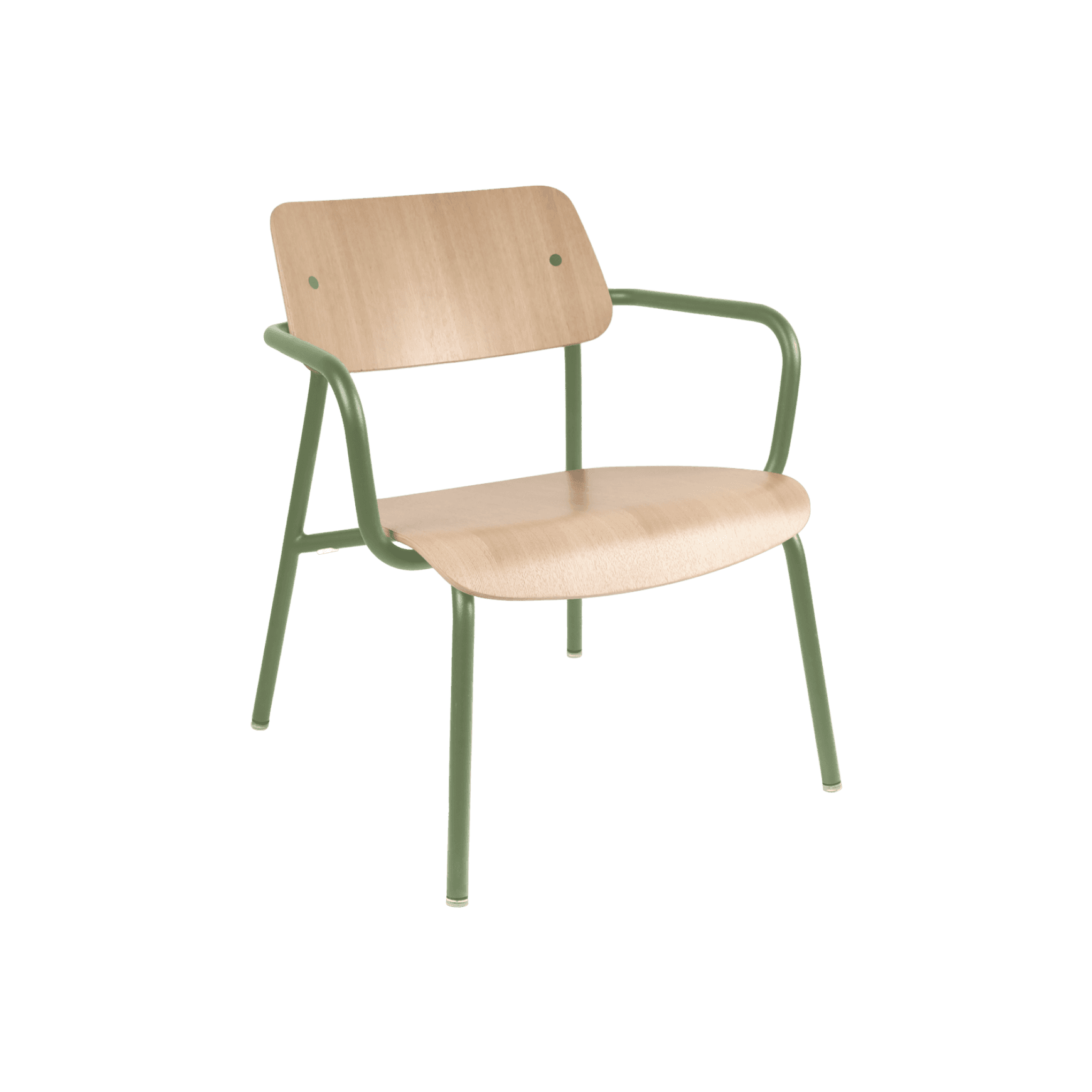 Studie Oak Lounge Armchair