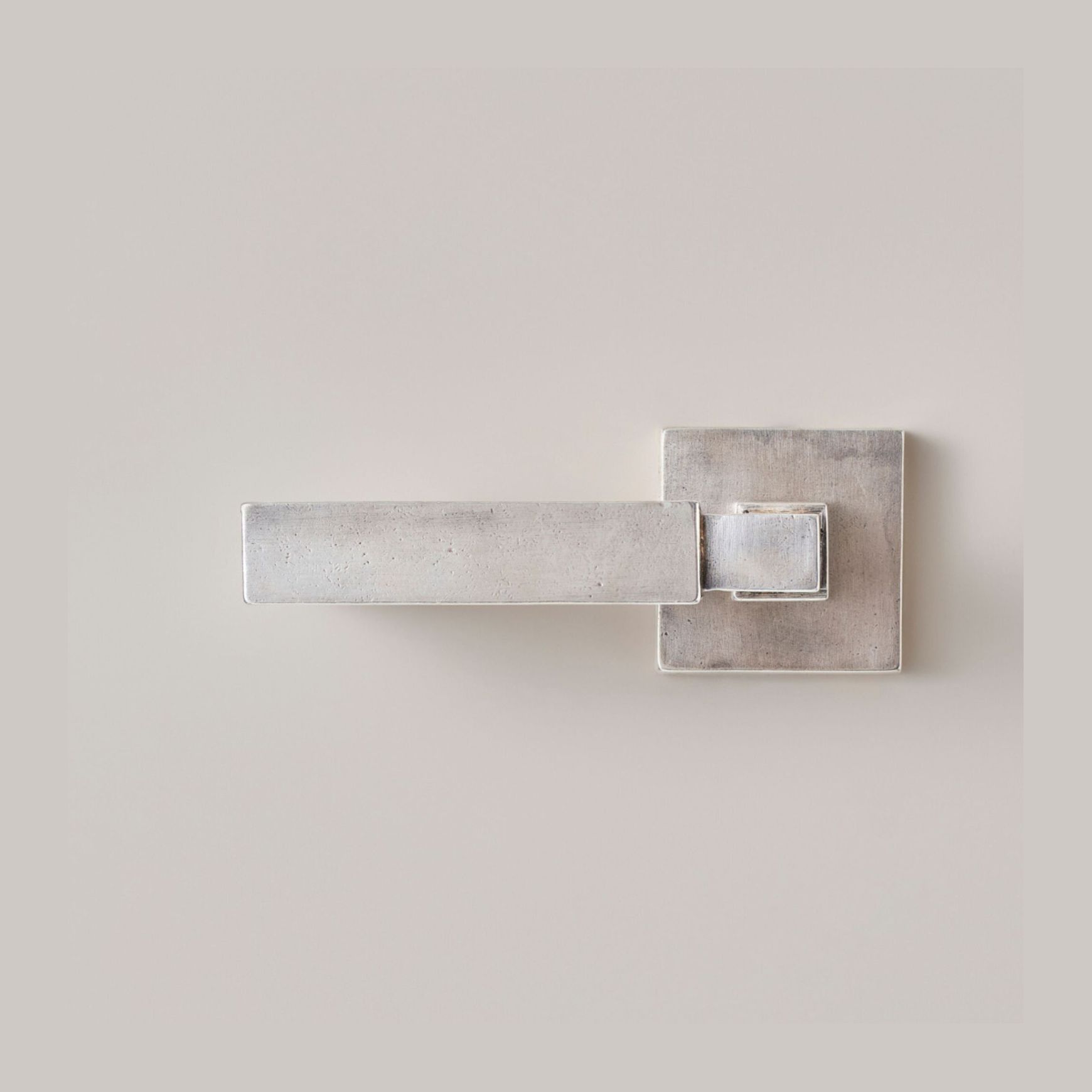Cast Prism Bronze Lever Handle
