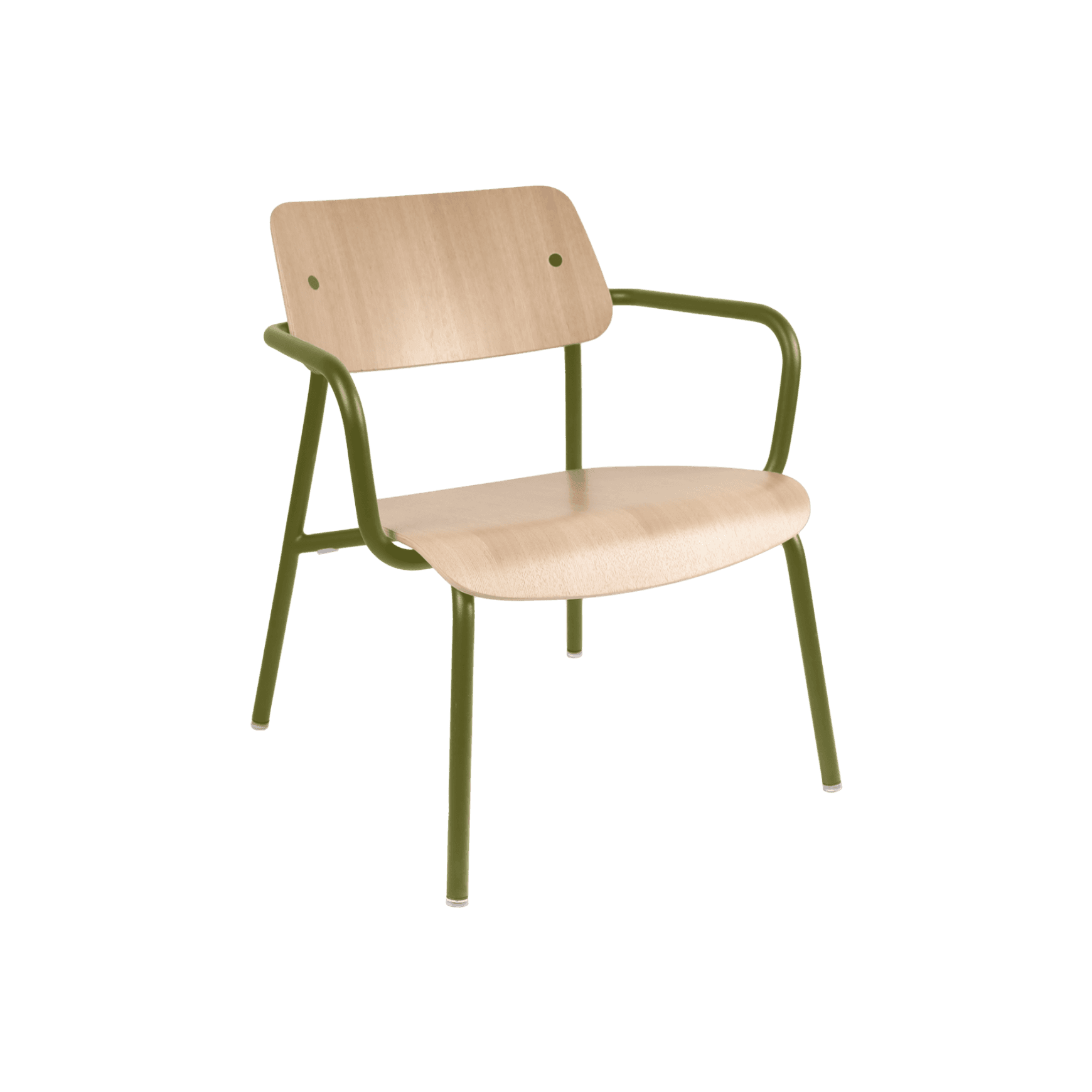 Studie Oak Lounge Armchair